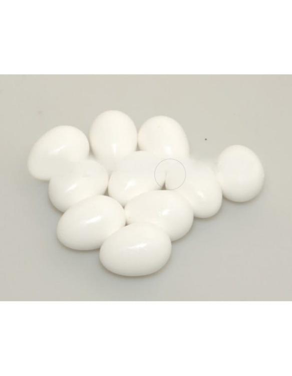 Sztuczne Jajka podkładowe dla średnich kur z wypełnieniem - 10 sztuk