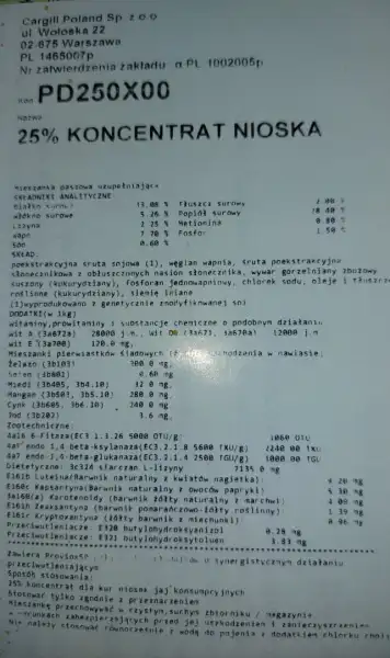 Koncentrat 25% Nioska MPU 25kg